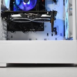 White ARGB Gaming – i5-10500, GTX 1070 Ti, 16gb DDR4, 500GB SSD, Windows 11 Pro