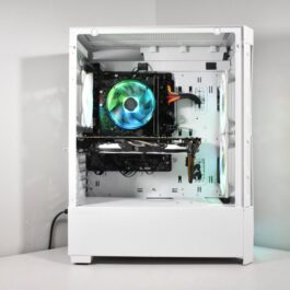 White ARGB Gaming – i5-10500, GTX 1070 Ti, 16gb DDR4, 500GB SSD, Windows 11 Pro