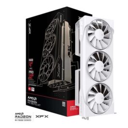 XFX AMD Radeon RX 9070 XT Swift White Triple Fan 16GB GDDR6 PCIe 5.0 Graphics Card