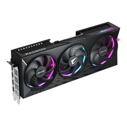 Gigabyte AMD Radeon RX 9070 XT Aorus Elite Overclocked Triple Fan 16GB GDDR6 PCIe 5.0 Graphics Card - Image 3