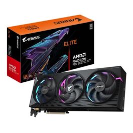 Gigabyte AMD Radeon RX 9070 XT Aorus Elite Overclocked Triple Fan 16GB GDDR6 PCIe 5.0 Graphics Card