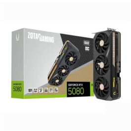 Zotac NVIDIA GeForce RTX 5080 GAMING SOLID Overclocked Triple Fan 16GB GDDR7 PCIe 5.0 Graphics Card
