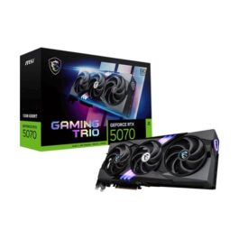 MSI NVIDIA GeForce RTX 5070 GAMING TRIO Overclocked Triple Fan 12GB GDDR7 PCIe 5.0 Graphics Card