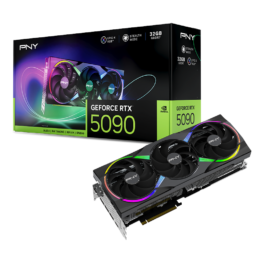 PNY GeForce RTX™ 5090 ARGB EPIC-X RGB™ Triple Fan 32GB GDDR7 PCLe 5.0 Graphics Card
